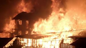 हुम्लाको रोडिकोटमा भएको आगलागीमा  ६ घर जलेर नष्ट