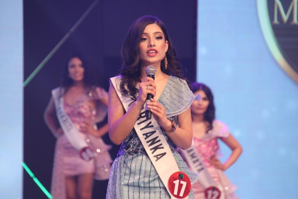 Priyanka Rani Joshi Wins the title of Miss Nepal World 2022.