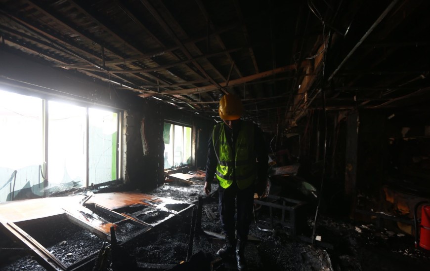 Fire at hotel in Durbar Marg brought under control