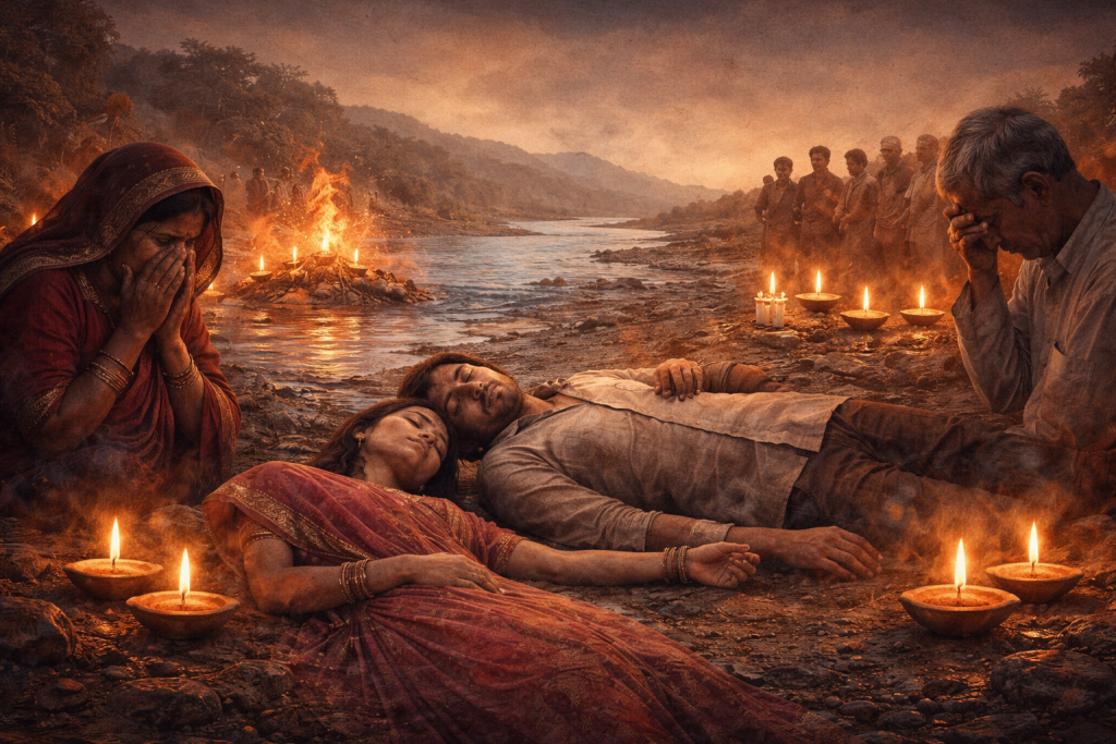 “मौनको खरानी: समाजले दुईपटक मारेको प्रेम