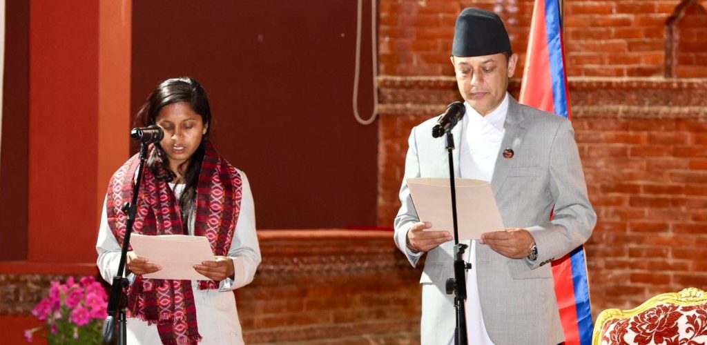 उपसभामुख रुबीकुमारी ठाकुरले लिइन् शपथ